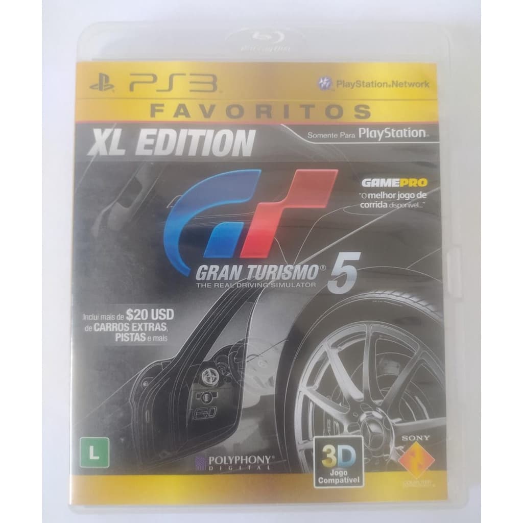 Gran Turismo 5 Xl Edition Ps3 Mídia Física Pronta Entrega