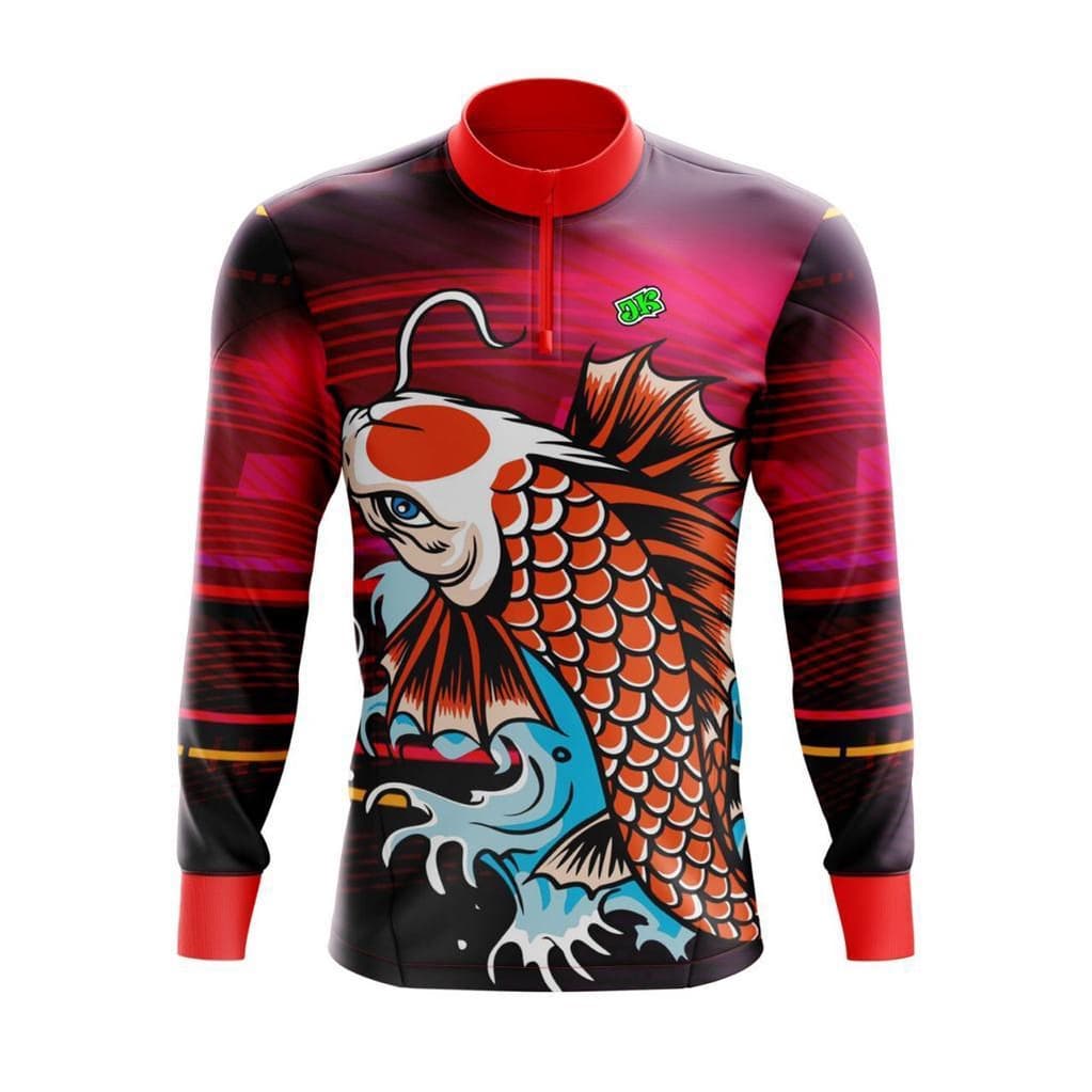 CAMISETA DE PESCA MANGA LONGA PREMIUM PEIXE ROSA