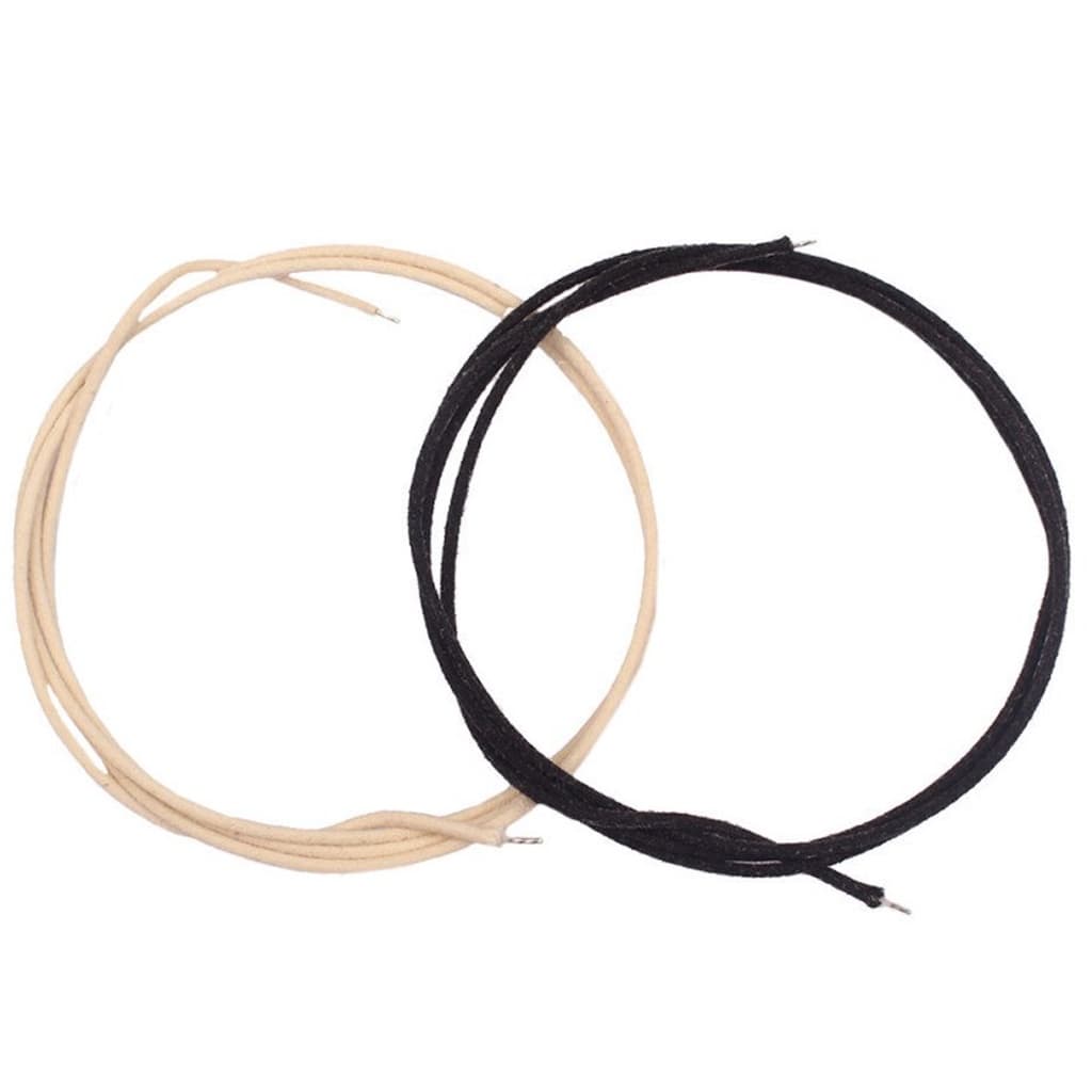 Fio De Pano 22 AWG Vintage Guitarra Baixo Estilo Fender 50cm