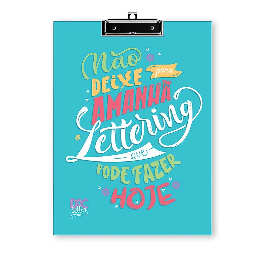 Prancheta Para Desenho Lettering 20fls - Dac