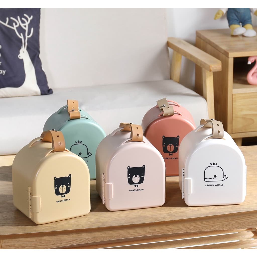 Bolsa Infantil Maleta Multifuncional Necessaire Organizadora Lancheira