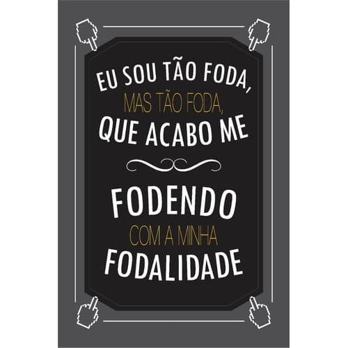 Imã Plaquinha Geladeira Frase Fodalidade Cozinha Decoração