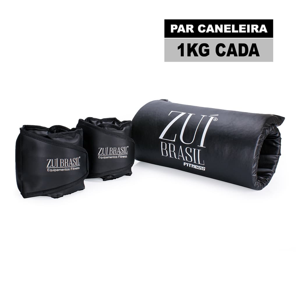 Colchonete Academia ComTornozeleira 1kg Treino Hard Em Casa Kit