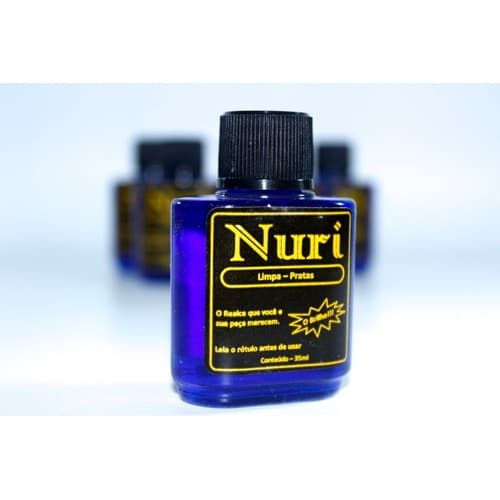 Limpa Jóias em Prata NURI ORIGINAL 35 ml Líquido para Limpar Pratas - Limpa Prata