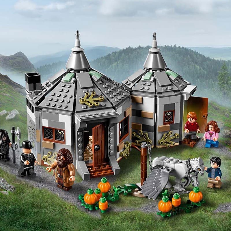 496 Pçs Harry Potter Meg Cottage Série Blocos De Construção Brinquedos Compatíveis Com Lego Resgate Buckbeach Brinquedo