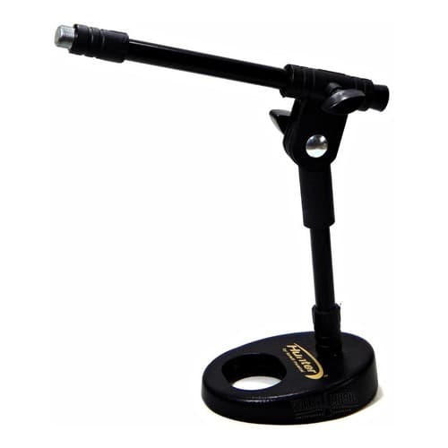 Pedestal Suporte Mesa Microfone Torelli Hpm56 Pés De Ferro