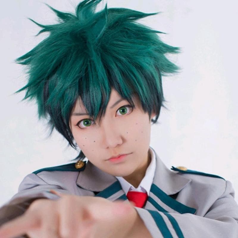 Izuku Midoriya Deku Peruca Cosplay Para O Meu Herói Academia