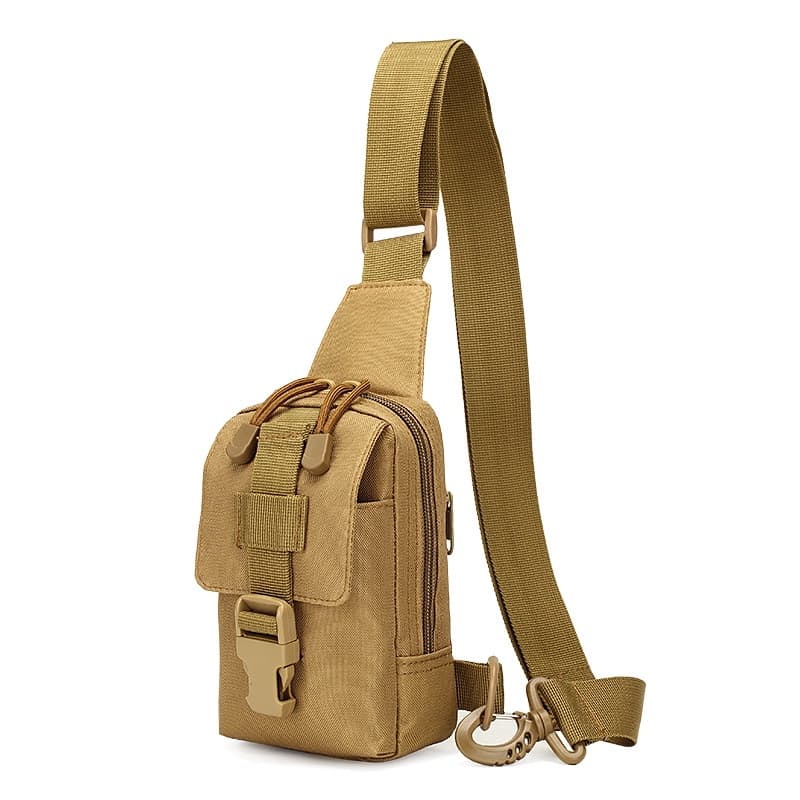 Bolsa De Ombro Masculina Mensageiro Pacote De Peito Ao Ar Livre Crossbody Celular Estilingue