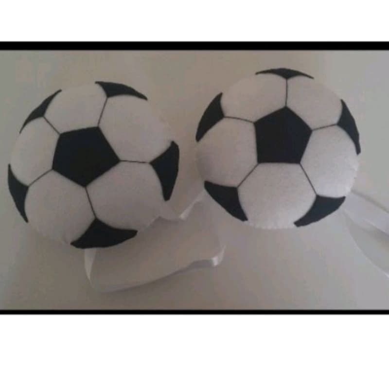 Par de prendedor de cortina Bola de futebol ⚽️⚽️