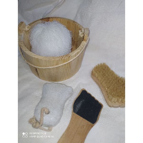 conjunto para cuidadoo dos pés