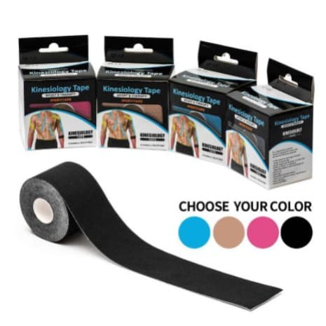 Bandagem Elástica 5cm X 5m - Fita Kinesio Tape Fisioterapia