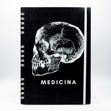 caderno profissão medicina capa preta