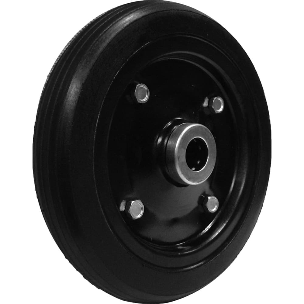 Roda de Chapa 9" Pneu Maciço p/ Carrinho Armazém, Rolete 7/8" - CP9R78