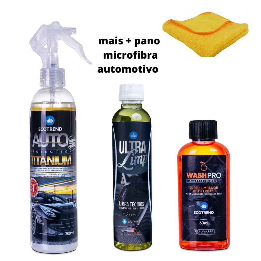 Auto Protection Titanium + Ultra Limp Tecidos + WashPRO - Praticidade e Visibilidade ECOTREND SOUTH AMERICA