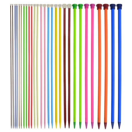 Agulha De Tricô Plástico Circulo Par