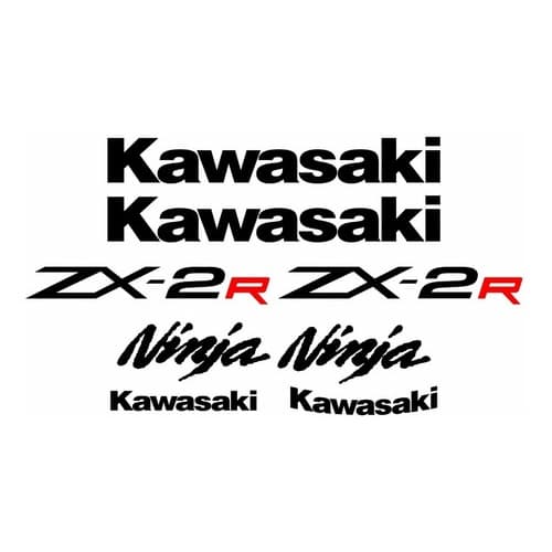 Adesivo Para Moto Tanque Carenagem Ninja Kawasaki 250r Zx2r