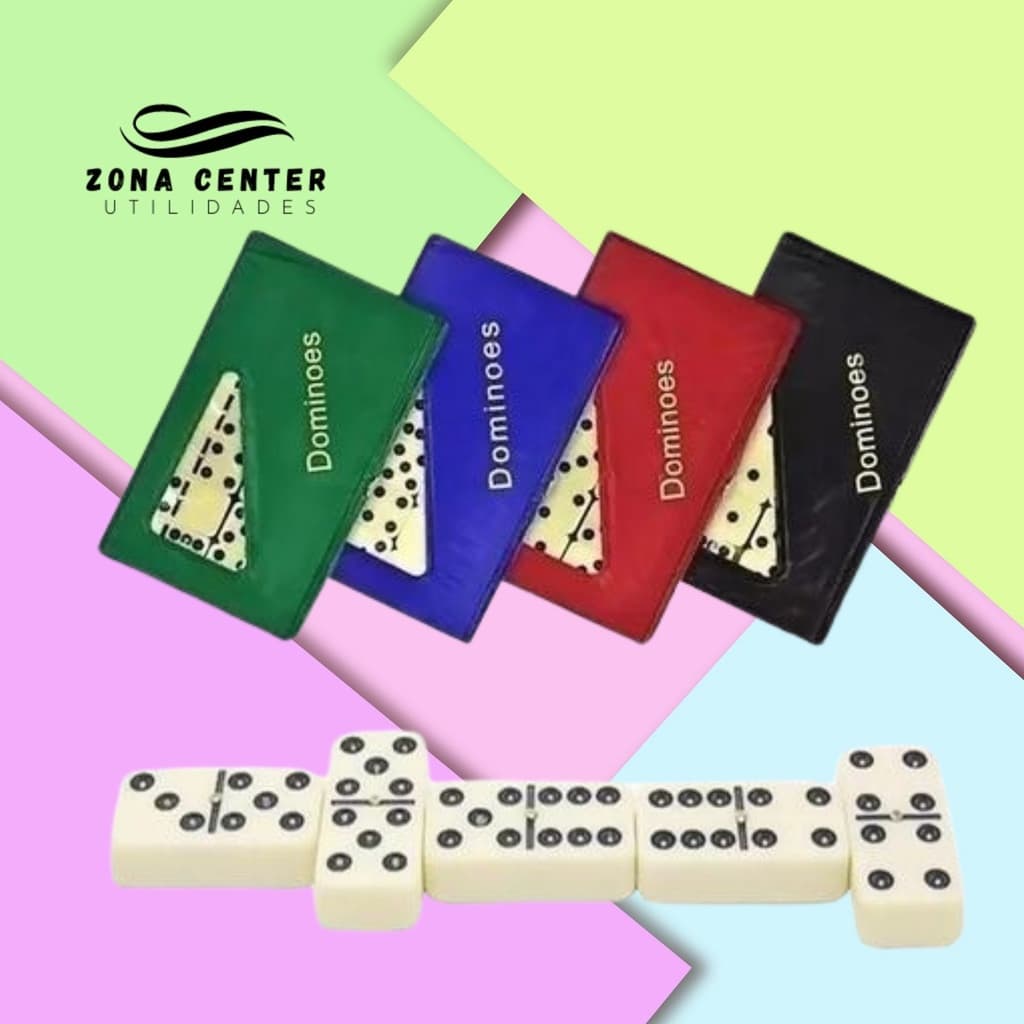 Jogo De Domino Plastico 2 Modelos