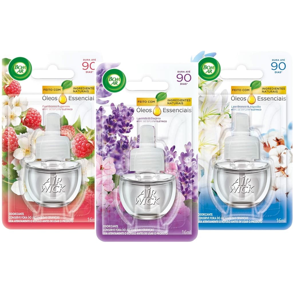 Bom Ar Difusor Elétrico Refil