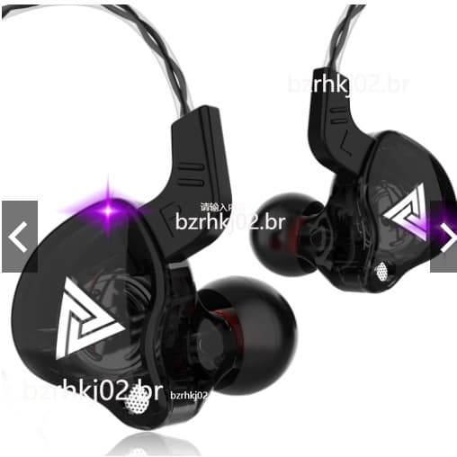 Fone De Ouvido 888 Qkz AK6 AK6-X Atualização Do Intra-Auricular Para Monitor De Palco Dinâmico Com Microfone Graves