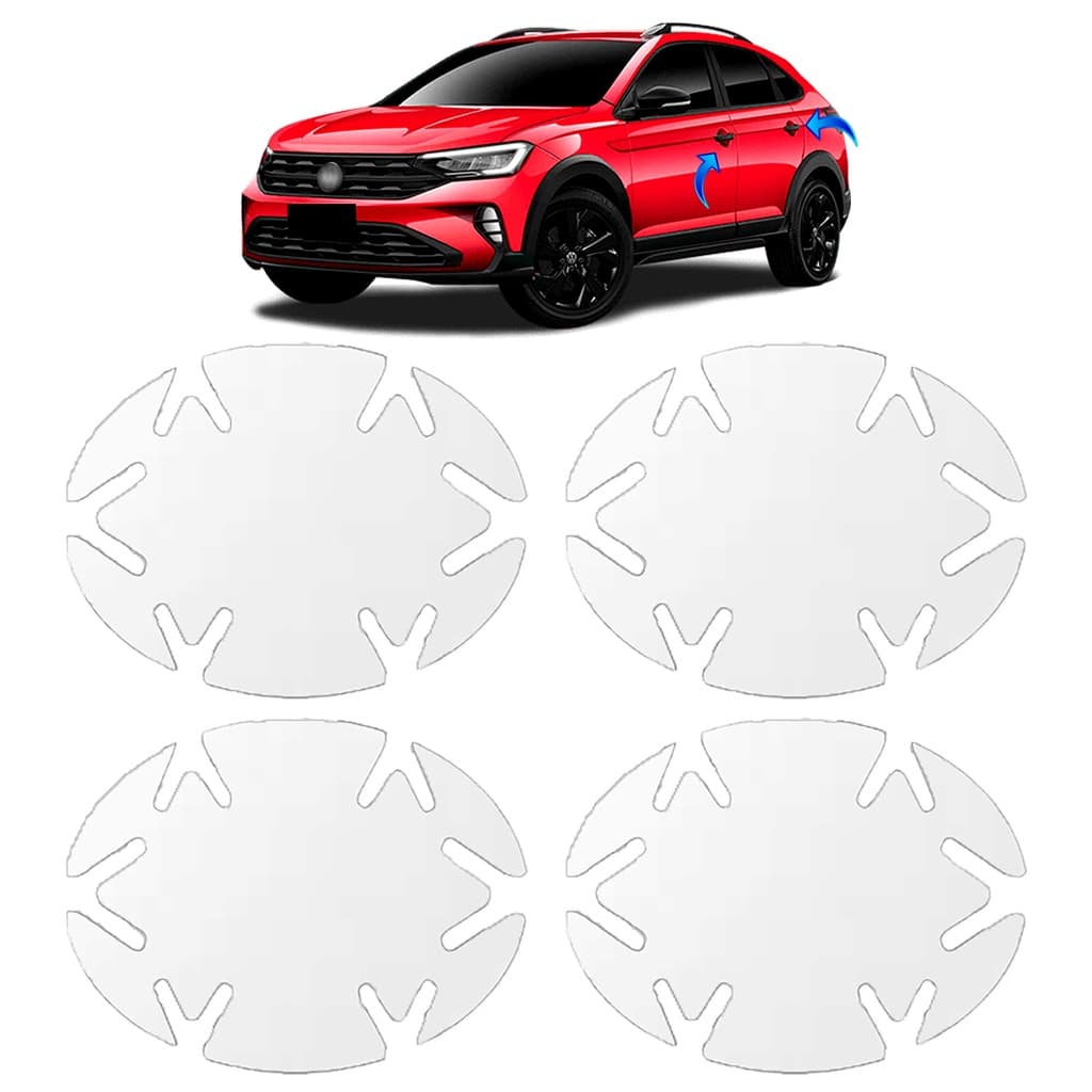 Kit 4 Adesivos Proteção Maçaneta Compatível Nivus 2021 2022