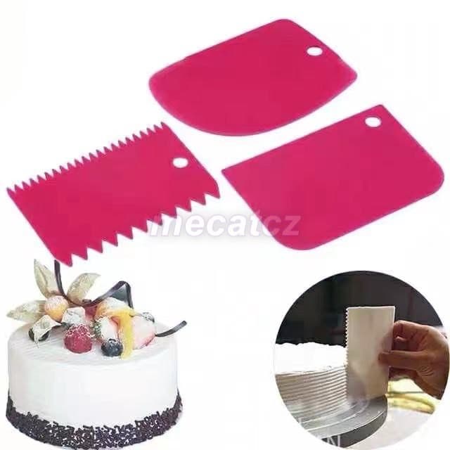 Jogo Com 3 Marcadores Para Textura Em Confeitaria E Artesana
