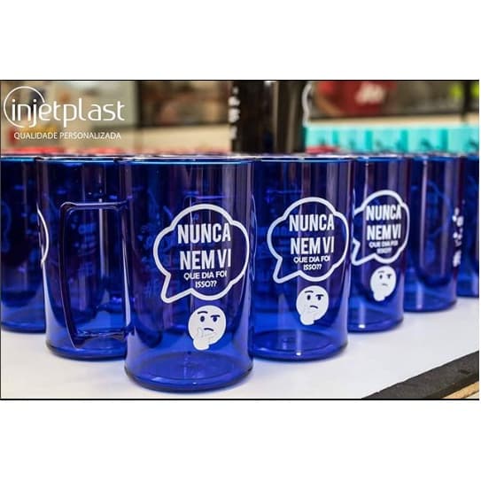 Kit 50 Canecas de 300ml Pequena Personalizadas