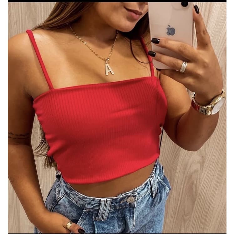 Cropped alcinha Várias Cores