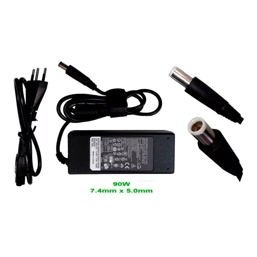 Carregador Compativel Para Notebook  Dell Inspiron 15r 7520 N5010 19,5v 4.62 de1908