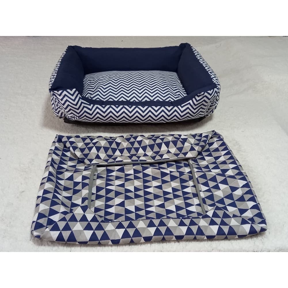 Cama Caminha para Cachorro ou Gato 100% Algodão Com 1  Capa Extra