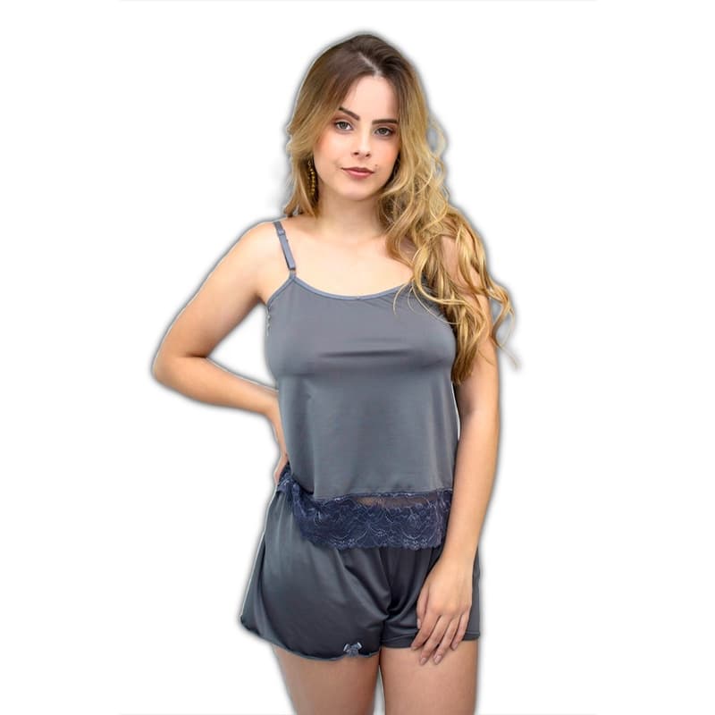Pijama Feminino - Short Doll - Roupa de Dormir 0604