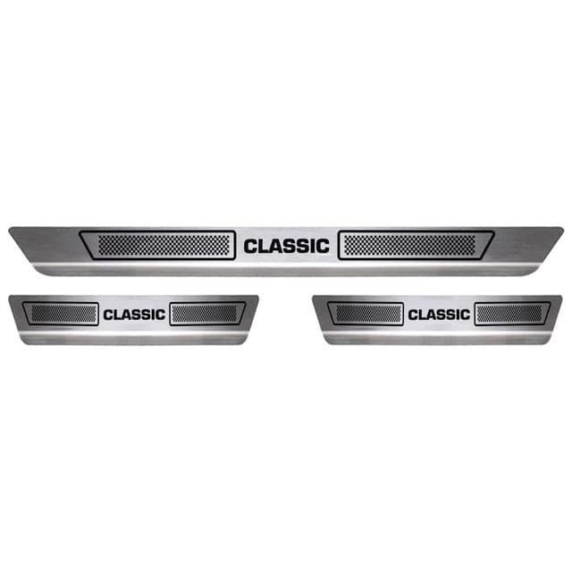 soleira chevrolet corsa classic aço inox