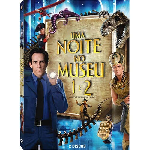 UMA NOITE NO MUSEU 1 E 2 DVD LACRADO
