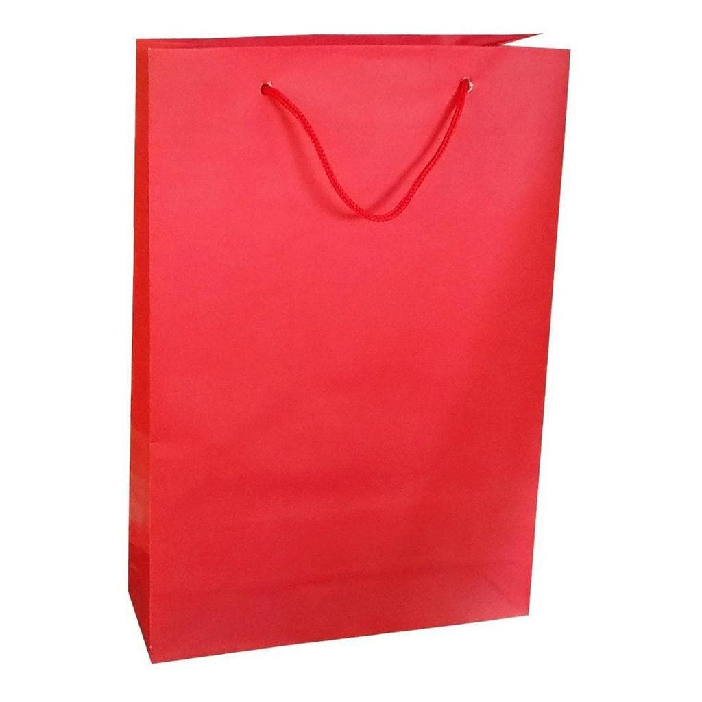 Sacola De Papel Vermelha Presente 10 a 50 Unidades Para Lembrancinha De Aniversário Surpresa Festa Diversos Tamanhos