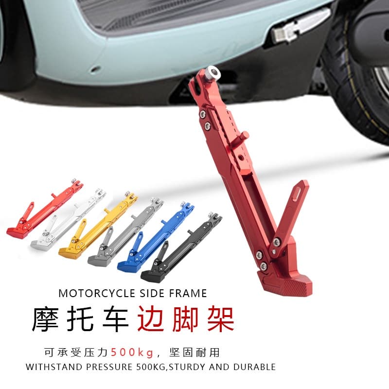 RONXMOR Nova Motocicleta E-bike Tripé Estendido Modificado Adequado Para Mavericks Scooters Suporte Lateral CNC De Liga
