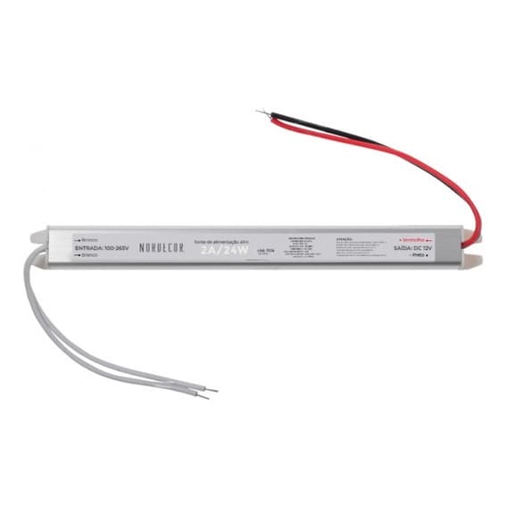 Fonte Chaveada Slim Driver 24W 2A 12V