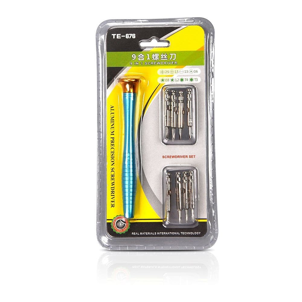 Kit de Chaves de fenda conjunto de ferramentas 8 em 1 KLTE-676 para Reparos Profissional de Dispositivos