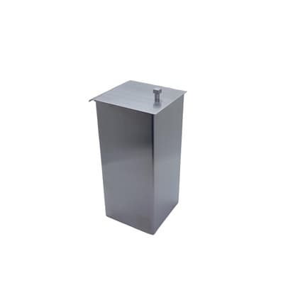 Lixeira Inox Escovado Para Banheiro