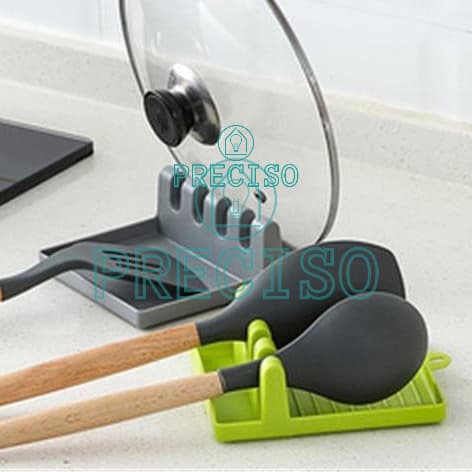 Suporte de Apoio Descanso para Colher Talheres Tampa Panela Utensílios Bancada Cozinha