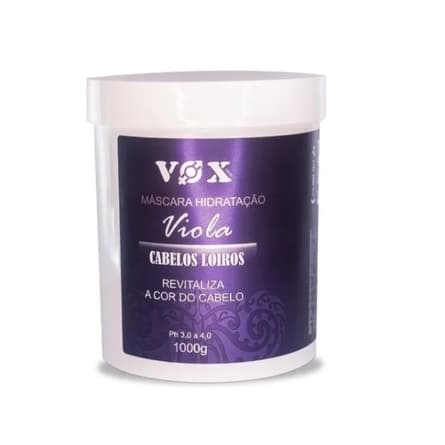 Máscara Matizante Desamareladora Profissonal 1kg Viola Vox Envio 24h