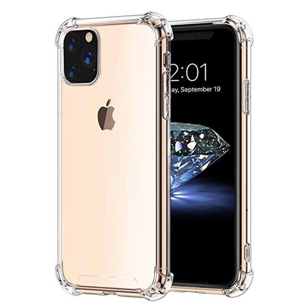 Capa Capinha Case Anti Impacto TPU Transparente com cantos reforçados para iPhone 5s 6 7 8 X Xs Xr 11 12 13 SE