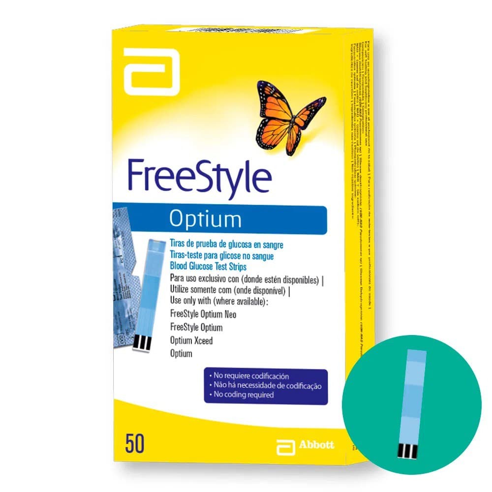 Freestyle Optium 50 Tiras Abbott