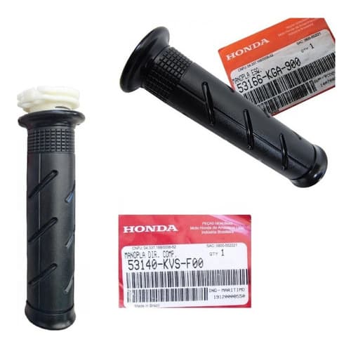 Par De Manopla Punho Moto Titan Fan 150 2014 2015 Titan 160 Fan 160 Start 160 Original Honda