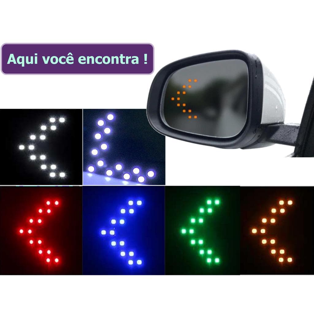 Lampada Led Seta Espelho Retrovisor Pisca Automotivo 14 LEDS SMD