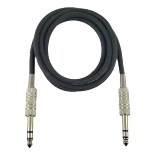 Cabos P10 Stereo X P10 Stereo 10 Metros - Balanceado