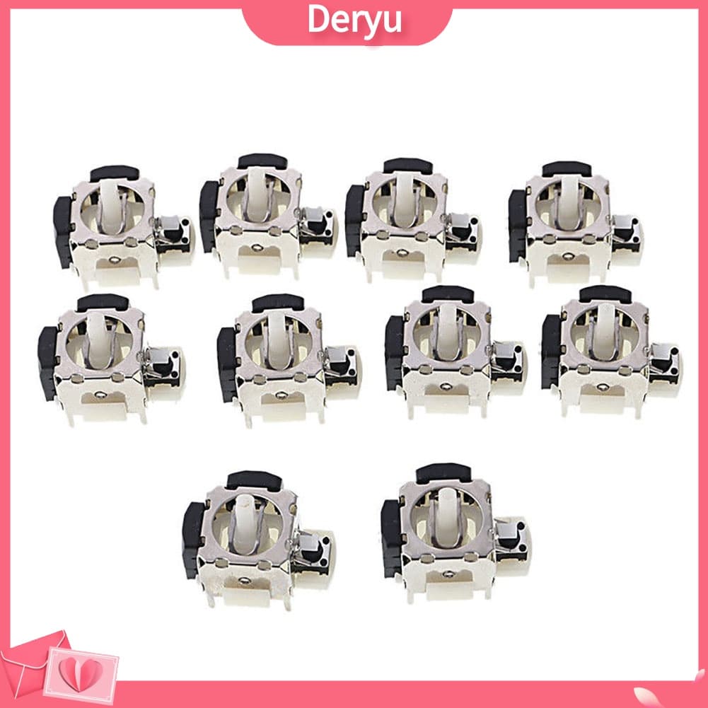 [Deryu]10 / Pcs Analógico Joystick Vara Peças De Reposição Para Ps4 / Ps2 / Ps3 / Xbox 360 / Xbox Um