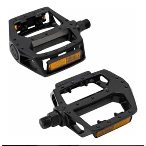 Pedal Bicicleta Plataforma Alumínio Rosca Fina 1/2 Sueco Mtb