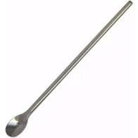 Colher Suco 30 Cm Aço Inox para Milk Shake Suco Jarra, Higiênico Alta Qualidade Versátil Elegante.