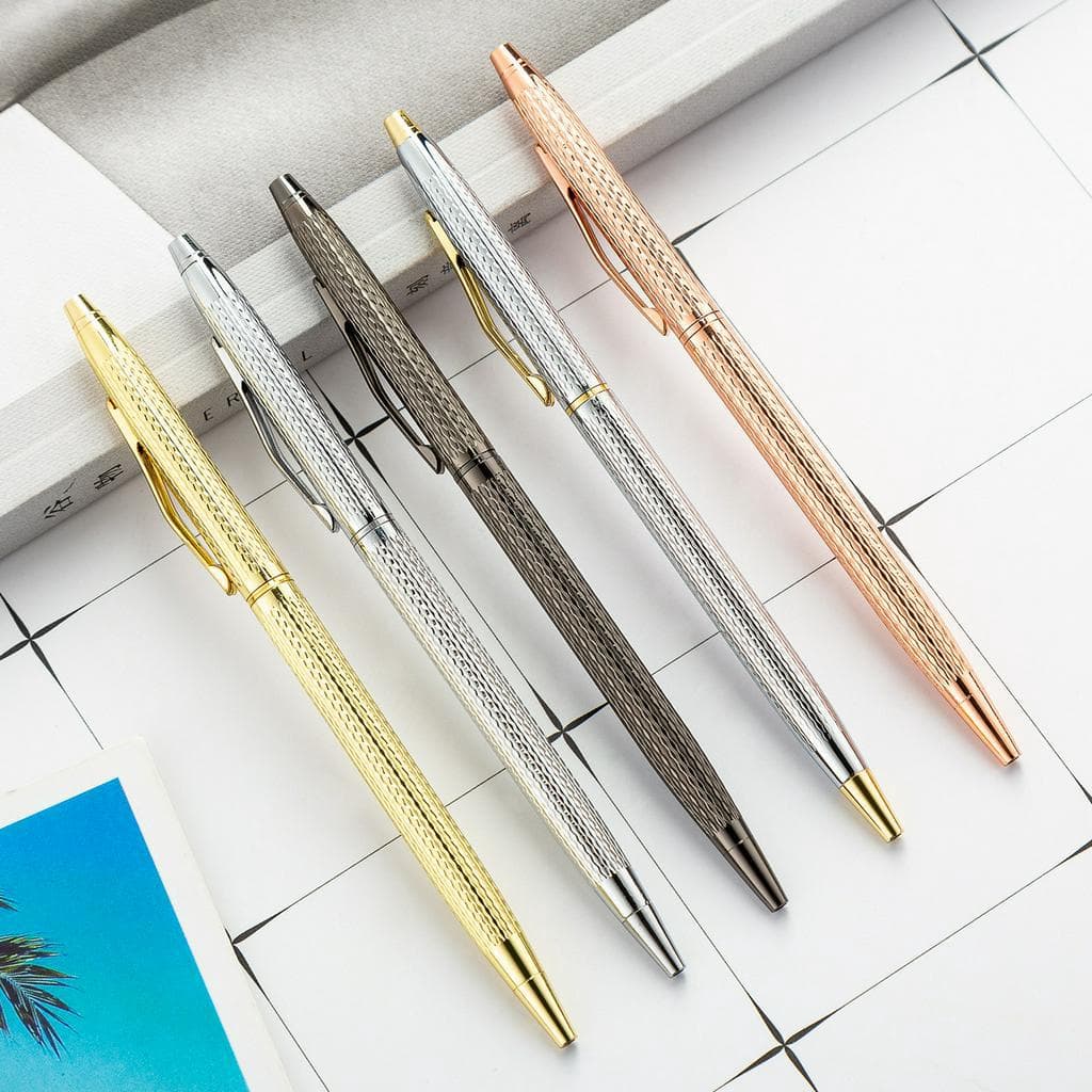 Fabricante Atacadista Koshi Metal caneta esferográfica Escritório caneta publicitária Logotipo personalizado Caneta de presente Hotel Caneta de presente Venda por atacado