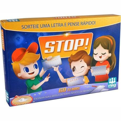 Jogo Stop - 60 Temas - Adulto E Infantil - Educativo - Nig