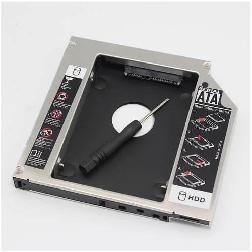 Adaptador Dvd P/ Hd Ou Ssd Notebook Drive Caddy 12.7mm Sata